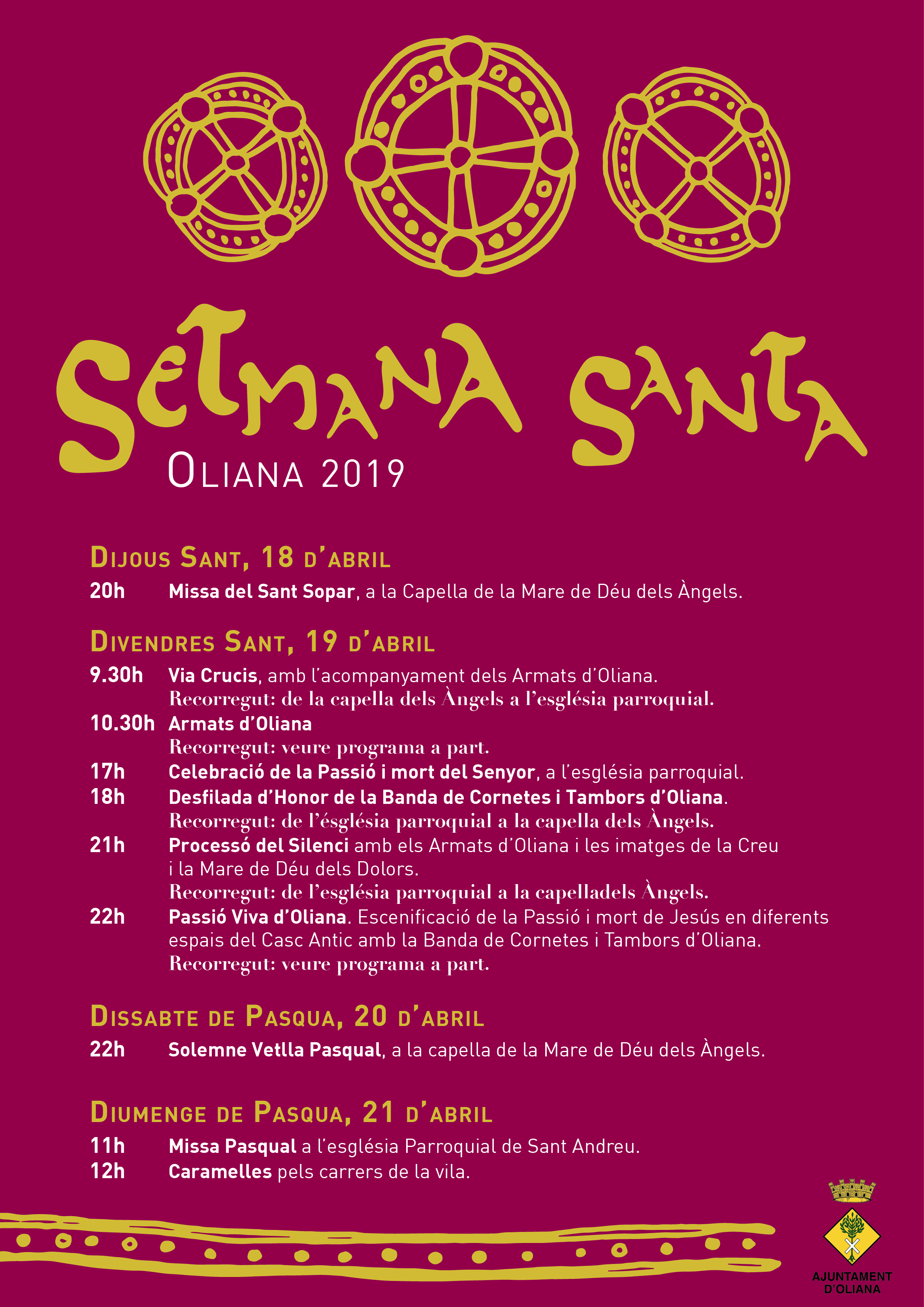 Semana Santa en Oliana 2019 Oliana